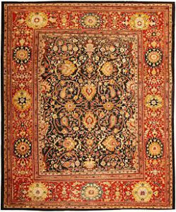 clean Persian rug